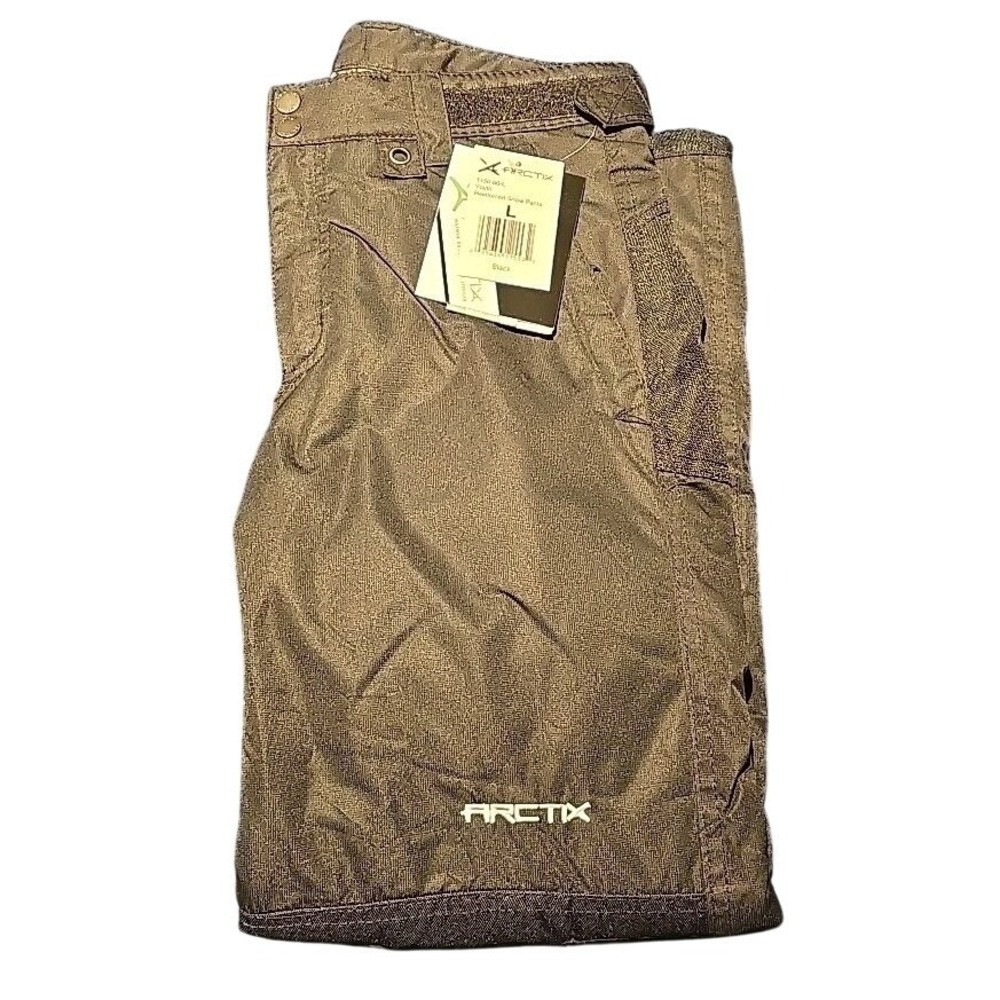 NWT Arctix Youth Snow Pants with Reinforced Knees and Seat, Large, Black. - Picture 5 of 5
